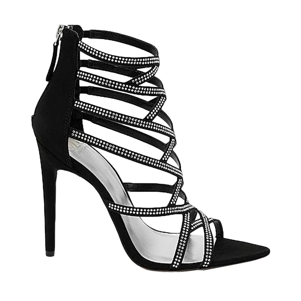 JLo Jennifer Lopez Torrie Sandal Stiletto Heels - Sz 8 - Picture 3 of 11